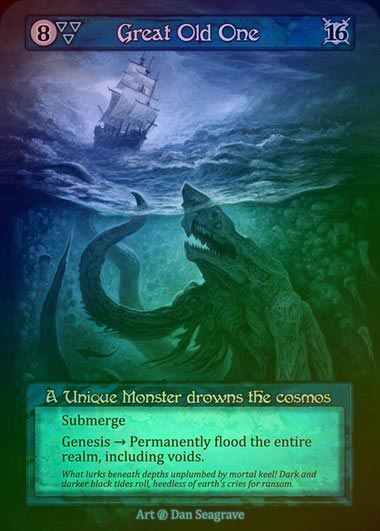 【FOIL】[Water] Great Old One [beta-Unique]